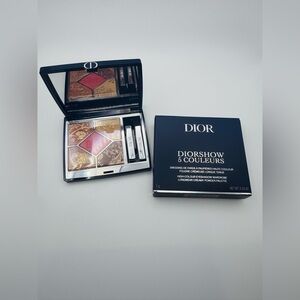 Dior Limited Edition Diorshow Toile De Jouy Eyeshadow Palette 654 Coral Riviera